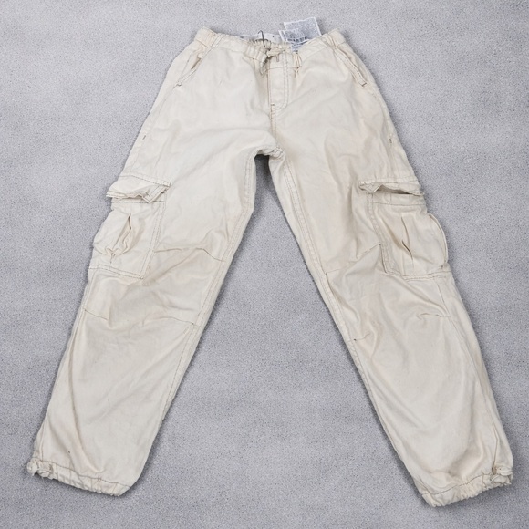Zara Other - ZARA Kids Cargo-Style Pants – Size 8 – Light Tan / Cream –
